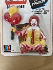 VTG 90’s McDonald's Collection 3D Magnet Ronald McDonald Retro Balloons Red picture