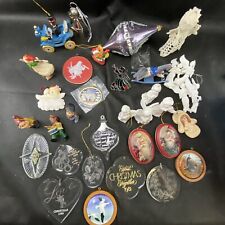 Vtg Christmas Ornaments Elf Garland Candle Figurine Mixed Lot Over 30 picture