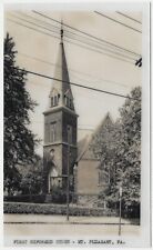 Laminated Reproduction Postcard Mount Pleasant PA First Reformed Church picture