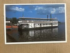 Postcard Naples ME Maine Songo River Queen II Boat Long Lake Vintage PC picture