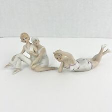 Bisque Sun Bathing Beauties Figurines Set Of 2 Foreign Germany 1900’s #581 #5683 picture