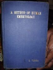 INDIA RARE MEDICAL -  A METHOD OF HUMAN EMBRYOLOGY BY  S. VERMA 1967 PAGES 202 picture