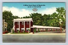 Nashville TN-Tennessee, Hickerson Motel Court, Advertising Vintage Postcard picture