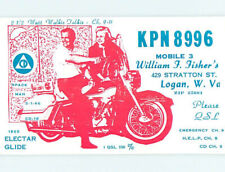 Pre-1980 RADIO CARD - CB HAM OR QSL Logan West Virginia WV 6/7 AH0688 picture