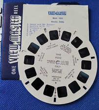 Vintage Sawyer's Single view-master reel 1643 Assisi Italy w/ insert picture