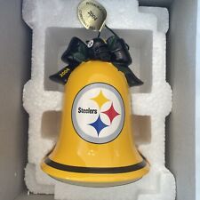 2004 Danbury Mint Pittsburgh Steelers Christmas Ornament Bell picture