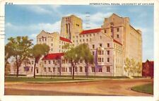 Chicago Illinois~International House At University~1940 Postcard picture