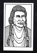 Chief Joseph Native Leader 1998 Lang Gang Picture Perfect Game Famous Faces Card picture