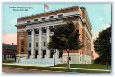 Kansas City Missouri MO Postcard Ivanhoe Masonic Temple Exterior Roadside 1924 picture