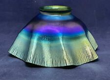 ANTIQUE TIFFANY STUDIOS FAVRILE TWILIGHT CANDLE LAMP ART NOUVEAU GLASS SHADE picture