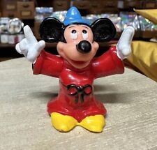 Vintage Walt Disney Productions Mickey Mouse Fantasia Wizard PVC Figure Wizard picture