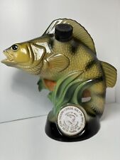 James Beam Regal China Perch Fish Decanter Fish Hall of Fame Hayward WI 1980 9