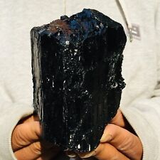 1.9lb Large Black Tourmaline Crystal Gemstone Rough Healing Mineral Specimen picture