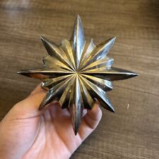 Vintage Williamsburg Kirk Stieff Silverplated Christmas Star Tree Topper  picture