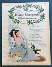 Esquire Magazine December 1946 Reverie at Christmastide picture