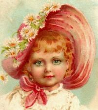 1870's-80's Colgate Soaps & Perfumes Cute Child Women Gathering Roses P187 picture