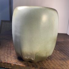Vintage Francoma 25S Prairie Green Vase 7” Tall picture