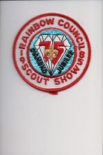1985 Diamond Jubilee 75th Anniversary Rainbow Council Scout Show patch picture