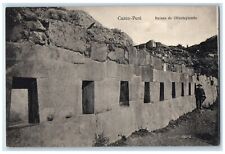c1910 View of Ollantaytambo Ruins Cusco Peru Unposted Antique Postcard picture