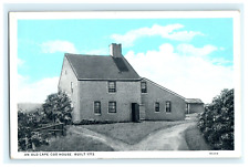 An Old Cape Cod House Built 1713 MA Massachusetts Postcard Early View picture