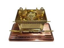Statue Ark of The Covenant & Testimony Replica on Copper Base from Israel picture