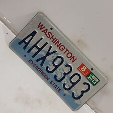 2014 Washington Evergreen State License Plate AHX9393 Man cave BAR picture