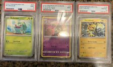 PSA Graded Lot Of Mew and Cosmic Eclipse Bulbasaur 9, Dusknoir 9, Electabuzz 10 picture