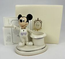 Lenox Disney Mickey’s Grand Evening Votive Candle Holder Figurine NEW & COA picture