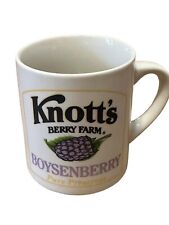 Rare Knott's Berry Farm Boysenberry Pure Preserves Coffee Mug Cup Tea picture
