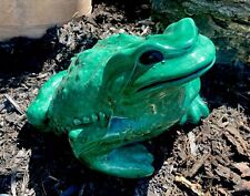 Vintage Arnels Ceramic Frog Toad Light Green Spotted Garden Figure 13