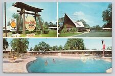 Postcard Aloha Motor Lodge And Restaurant Florida 1962 picture