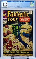 Fantastic Four #61 CGC 8.0 Surfer Inhumans Sandman Parker JUST GRADED CLEAR CASE picture