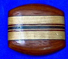 Beautiful Artisan Multi Layer Wooden Belt Buckle picture