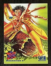 Skin 1995 Fleer Ultra X-Men Generation X Set Marvel Card #77 Anime Foil Vintage picture