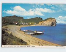 Postcard South Beach Peak o Dawn and the Three Sisters Percé Canada picture