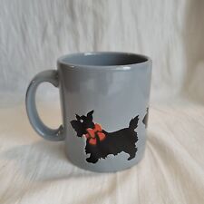 Waechtersbach Scotty Dog Black Gray Ceramic Mug Cup Scottish Terrier W Germany picture