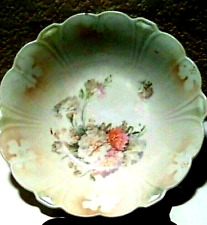 Vintage Barvaria Carnation Flowered Bowl picture