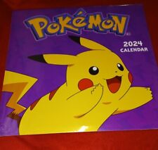 Pokémon 2024 12x24 Large Wall Calendar. Collectors Item. New Sealed. picture