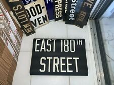 R21 WHITE PLAINS RD. MORRIS PARK NY NYC SUBWAY ROLL SIGN EAST 180TH STREET BRONX picture