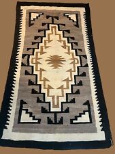Navajo Two Grey Hill Tapestry Circa 1940 picture