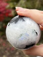 Rainbow Moonstone Crystal Ball Intuition / Empathy / Calming AAA+ 287g 59mm 81 picture