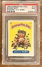 1985 Garbage Pail Kids - Bugged Bert #11b - UK Mini - PSA 9 picture