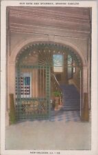 c1920s Postcard New Orleans, Louisiana Old Gate Stairway Spanish Cabildo B4862.4 picture