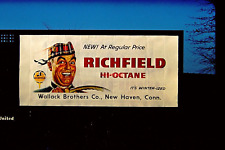 1957 35mm Slide~KODACHROME RED BORDER RICHFIELD GAS STATION OIL CT   BILLBOARD picture