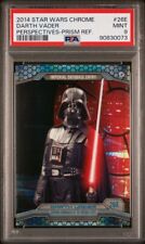 2014 Topps Star Wars Chrome Perspectives Darth Vader Prism /199 PSA 9 #26E picture