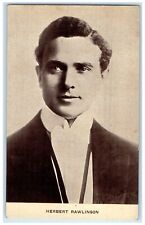 c1910's Herbert Rawlinson Actor Vaudville Studio Portrait Antique Postcard picture