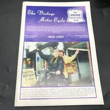 THE OFFICIAL JOURNAL THE VINTAGE MOTORCYCLE CLUB MAGAZINE MAY 1997 WEST KENT RUN picture