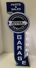 DODGE GARAGE Vintage LED Double-Sided Marquee Sign NEW IN BOX picture