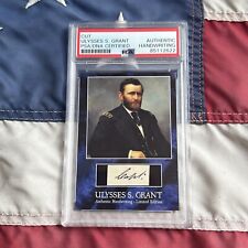 Ulysses Grant Handwritten Word Removed From a PSA Autograph Signed Letter picture
