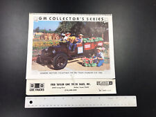 GM Collectors Series 1986 Wall Calendar truck Man Cave Garage General Motors GMC picture